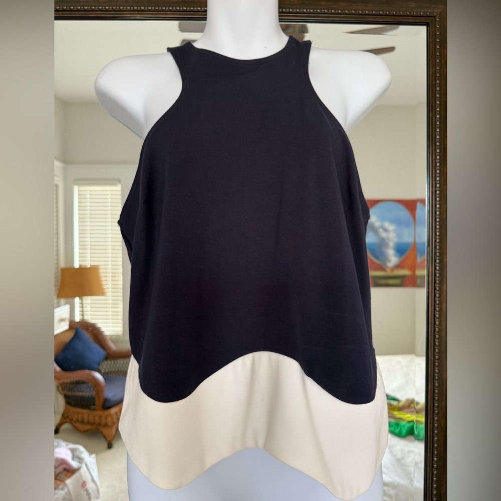 NWOT-Sunday in Brooklyn blue and white Tank Top